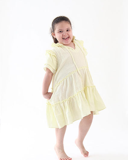 Jolie Ruffled Mini Go-To Dress for Kids