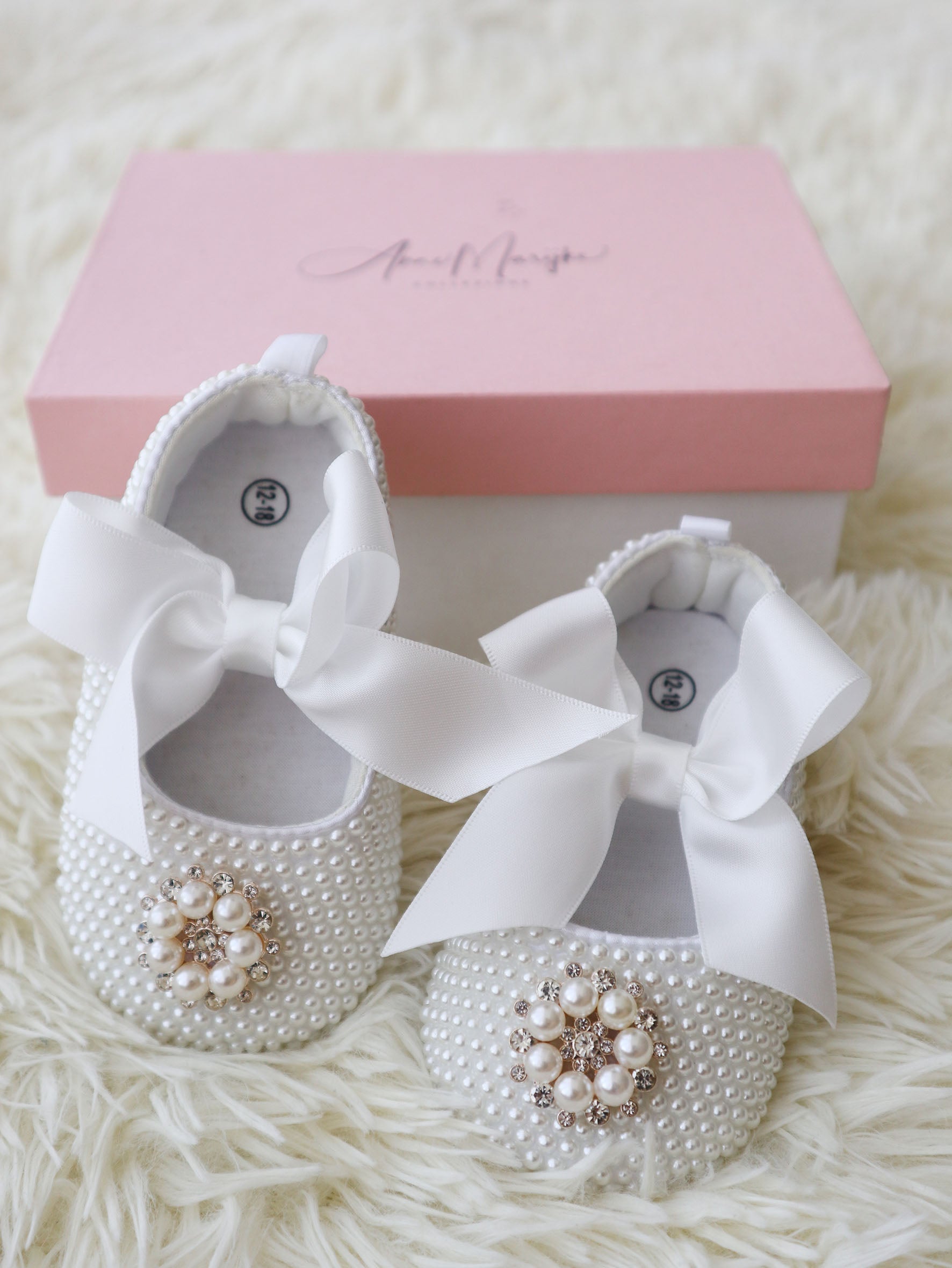 Baptismal Pear Shoes for Kids