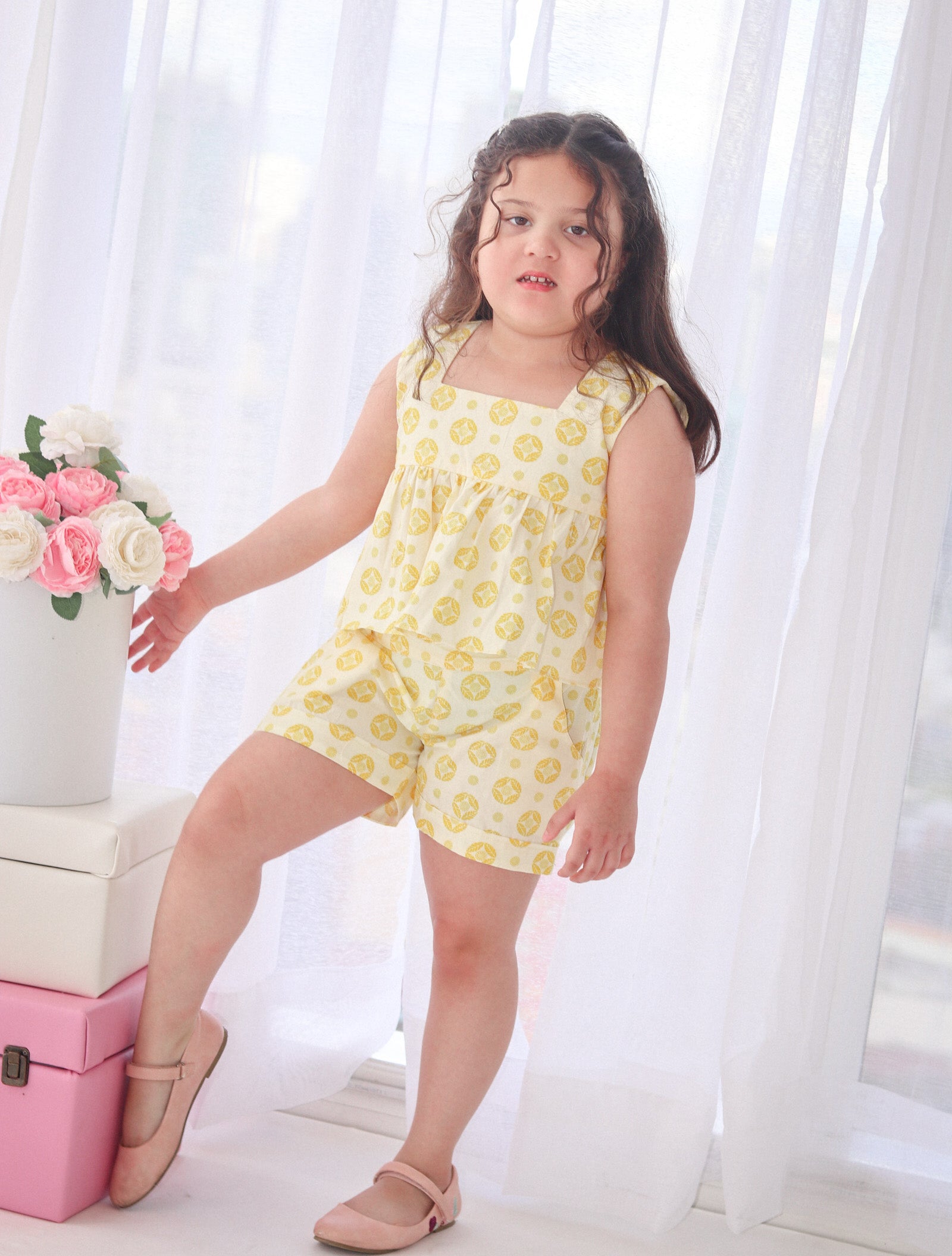 Walker Set Casual Dresses for Kids