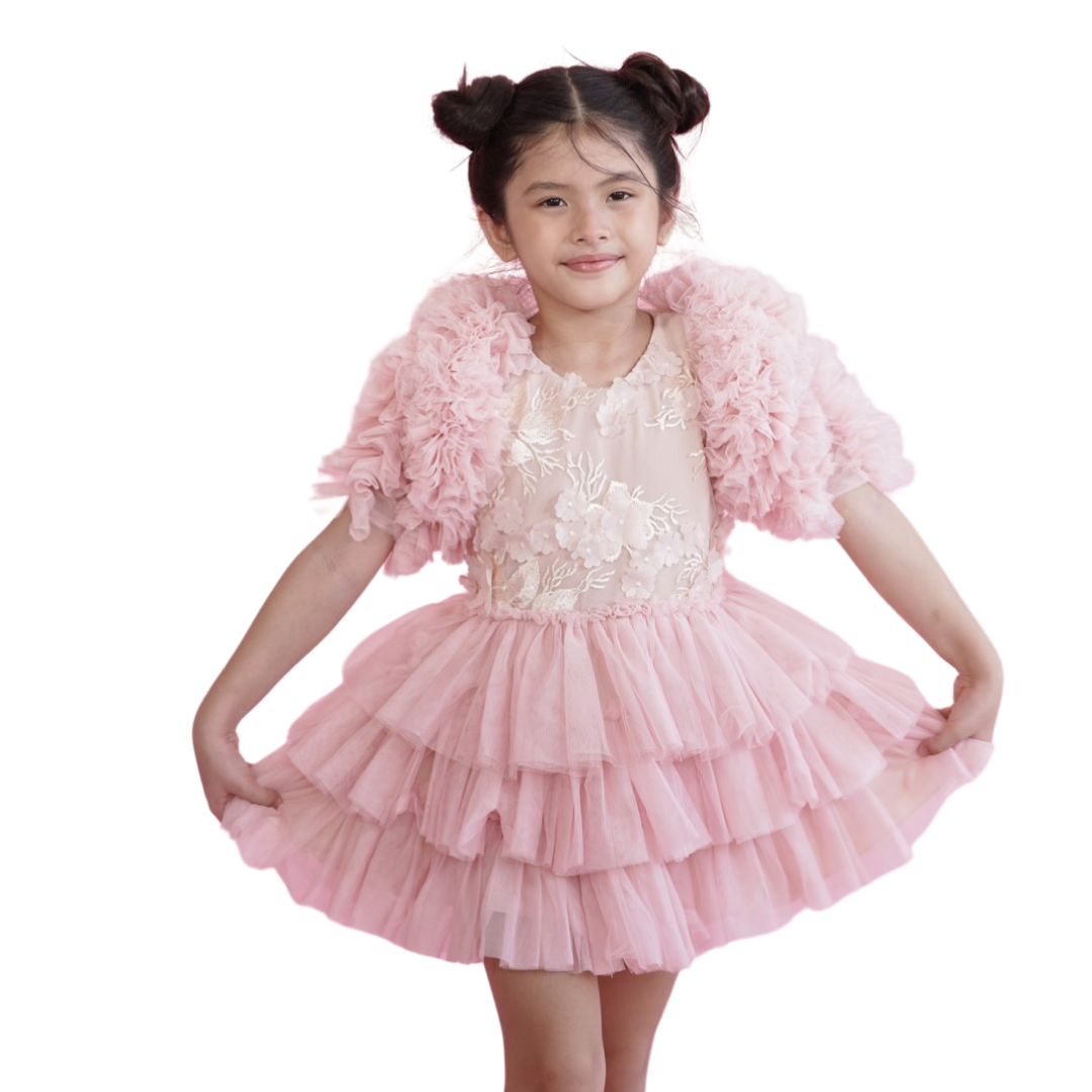 Odette Tutu Dress + Shrug  |  PINK