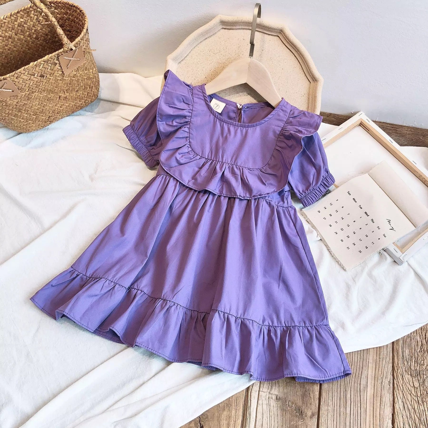 purple Julia Dress for Kids front