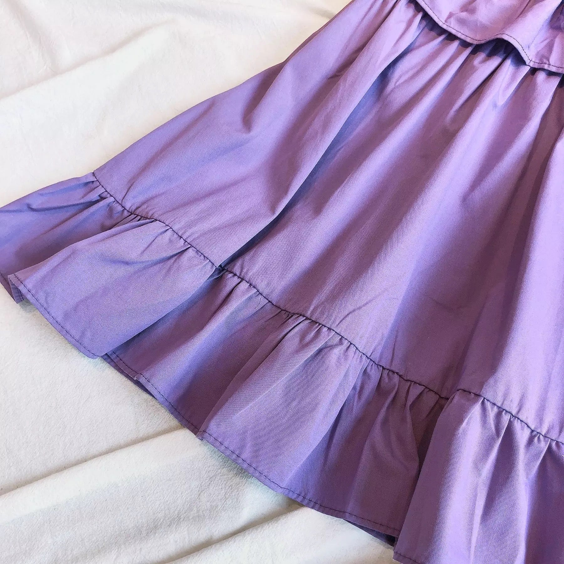 purple Julia Dress for Kids fabric