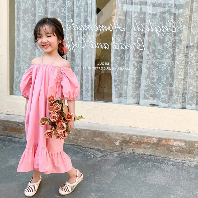 Pamela Off-Shoulder Dress for Kids